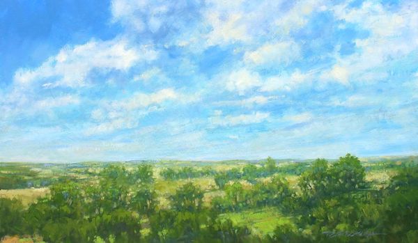 impressionistic landscape of Nebraska
