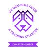 Badge showing membership to UK Dog Behaviour & Training Charter