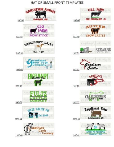 livestock designs
show stock designs
hat embroidery
livestock embroidery
ffa embroidery
4-h embroide