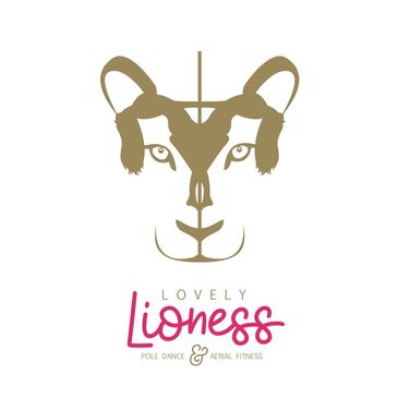 Lovely Lioness Pole Dance & Aerial Fitness logo. 