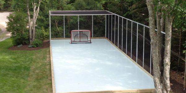 Synthetic Ice Outdoors