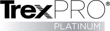 Trex PRO Platinum logo in black and silver.