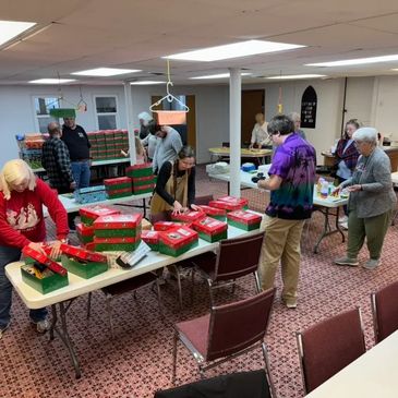 11/15/25 Operation Christmas Child, Shoebox Assembly