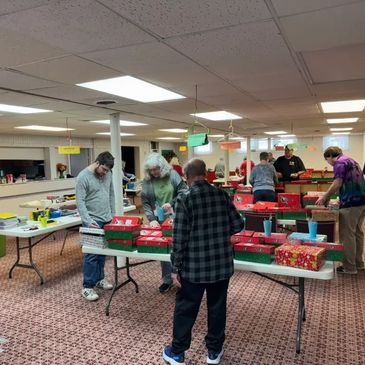 11/15/25 Operation Christmas Child, Shoebox Assembly