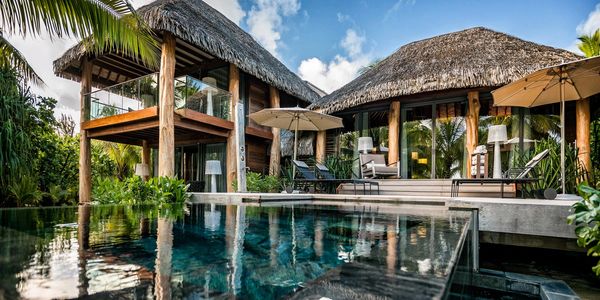 Villa with private pool at The Brando in Bora Bora