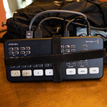 ATEM mini attached to side