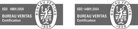 Dos certificaciones de Bureau Veritas ISO.