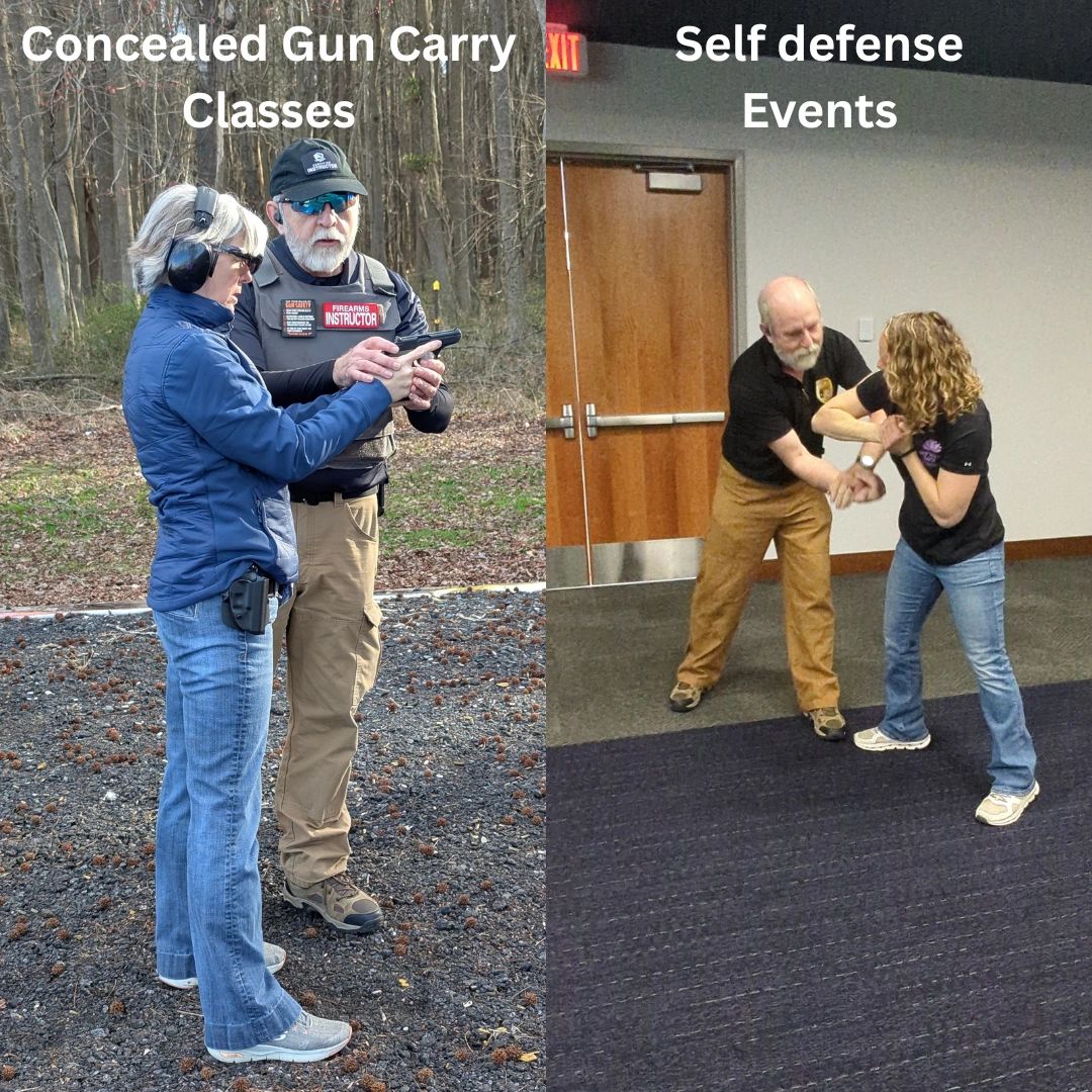 Images of our Concealed gun carry classes and self defense event