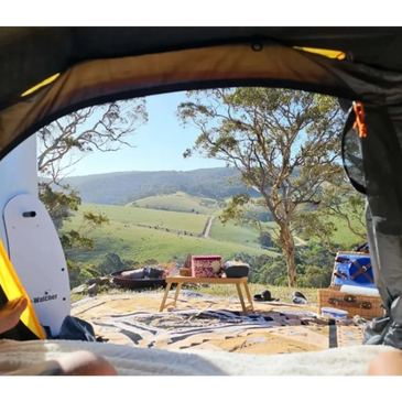 Camping at Noorla Farm, TopSlot site