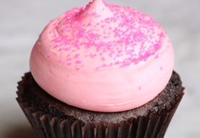 Pink Chocolate Cupcake