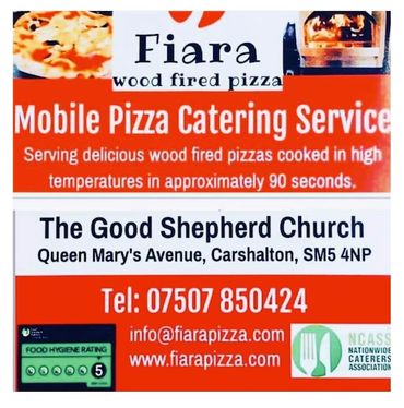 Mobile Pizza Catering Services at the Good Shepherd Church. 