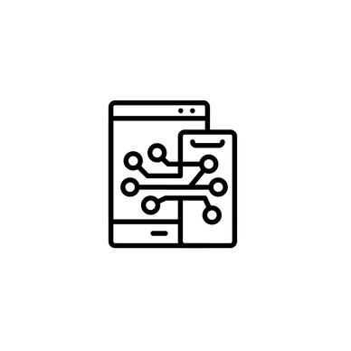 Mobile devices with circuit connections.