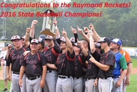 Raymond Rockets state baseball champions