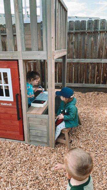 Children playing at daycare