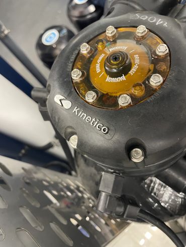 Close-up of a Kinetico water filter control valve. Healthcare water solutions. RO water systems. Water quality compliance. AS 5369