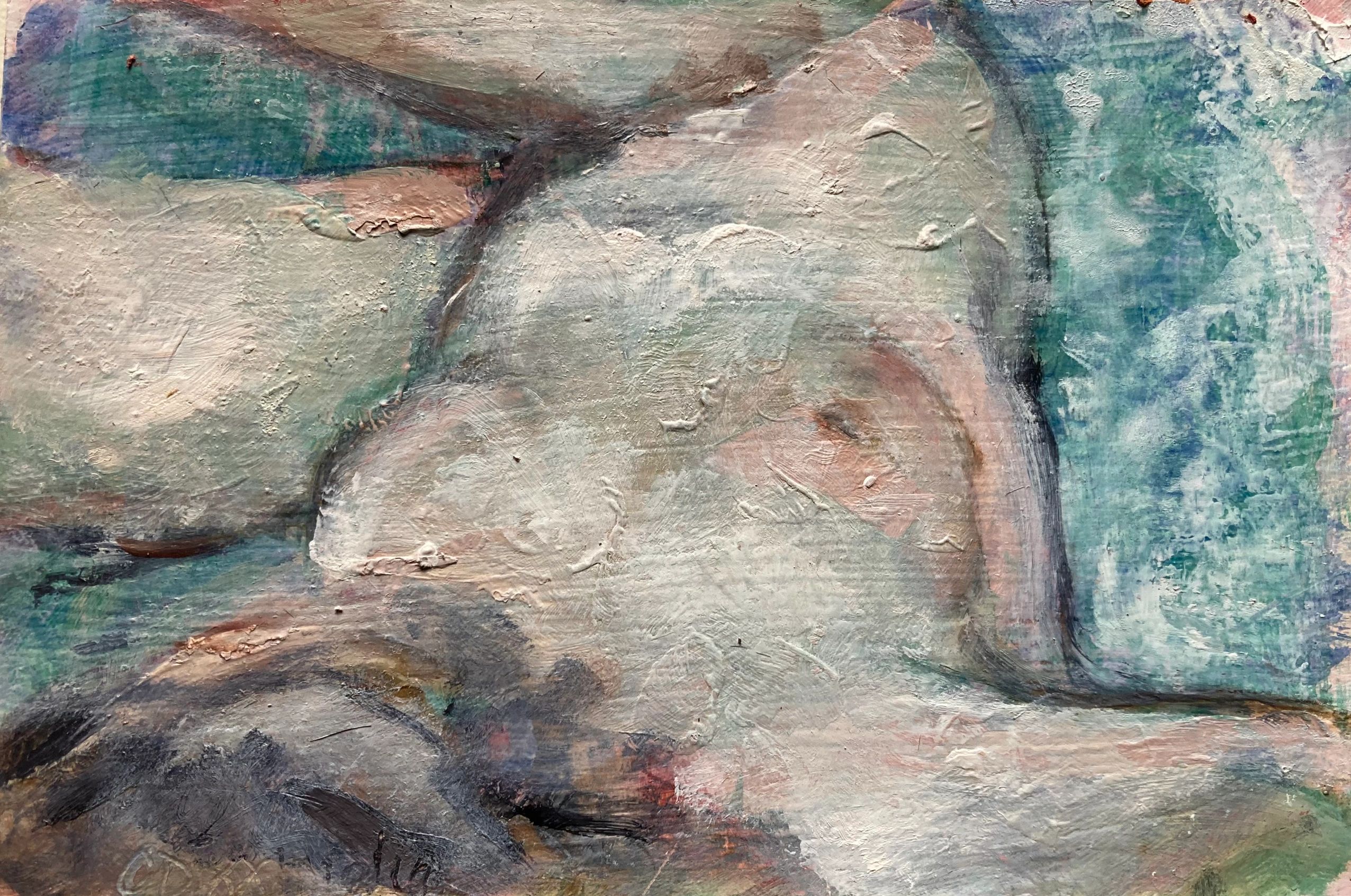 miniature oil nude