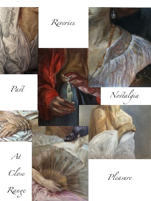 This is a collection of portraits where I choose to paint only a part of the subject.