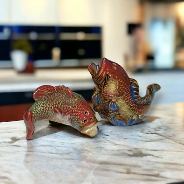 Vintage salt and pepper shakers