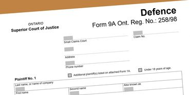 Unpaid accounts for goods or services sold and delivered; Unpaid loans; NSF cheques; Property damage