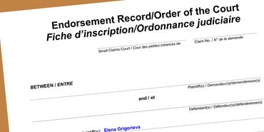 Unpaid accounts for goods or services sold and delivered; Unpaid loans; NSF cheques; Property damage