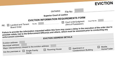 Claims in Landlord and Tenant Board: Eviction notice; Ending tenancy; Unlawful rent increase