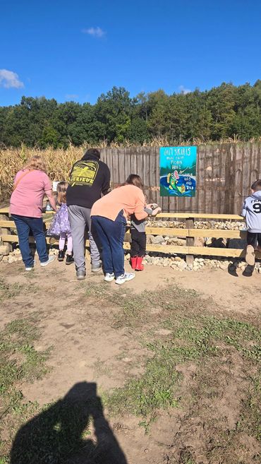 Family fun at the outskirts fishing hole.