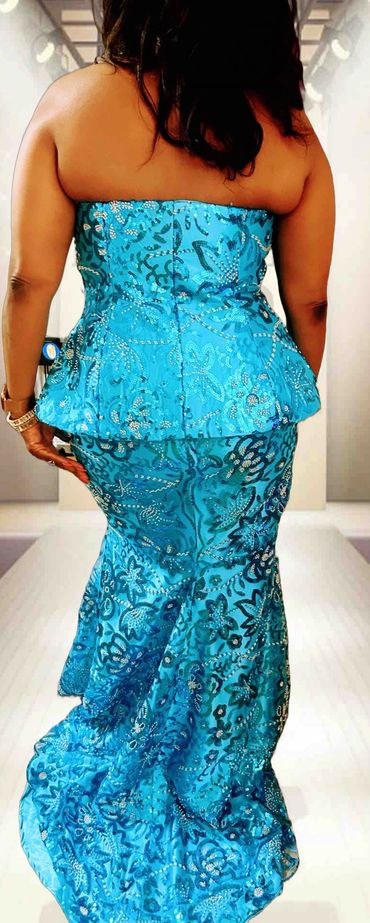 Bridesmaid dress made for a satisfied customer