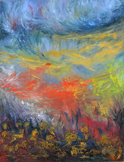 "Valley of Bones"
oil on canvas
private collection