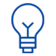 blue lightbulb emoji