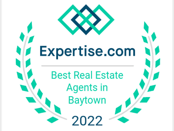 We are Honored to be One of the Best Real Estate Agents in Baytown for 2022 by Expertise.com.