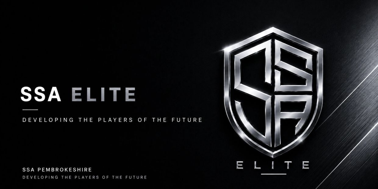 SSA Elite logo with tagline and metallic shield emblem.