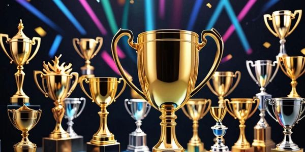 Trophies. Awards. Hardware. Winning.
