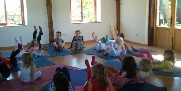 Kids Yoga at Patty Pans Paradise - Estepona, Spain.