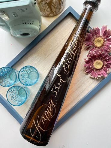 Engraved Don Julio 1942 Bottle for Birthday Gift