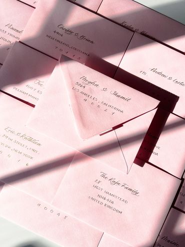 Envelope Addressing, Los Angeles Calligrapher, Wedding Invitations