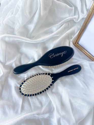 Engraved Brushes for Crown Affair PR Gifting