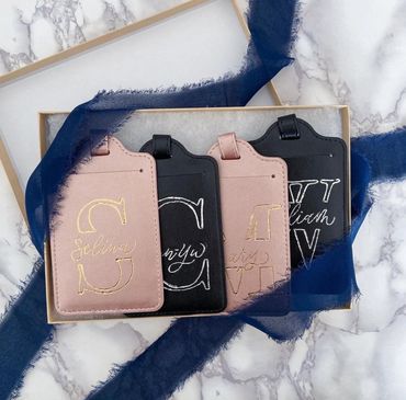 Hot Foil on Luggage Tags