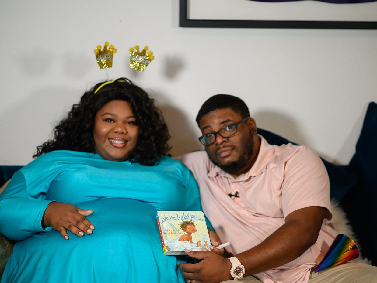 Book Angel Non-Profit Story Time with  comedian and actress Avie Mac and her Husband Bryan Warren
