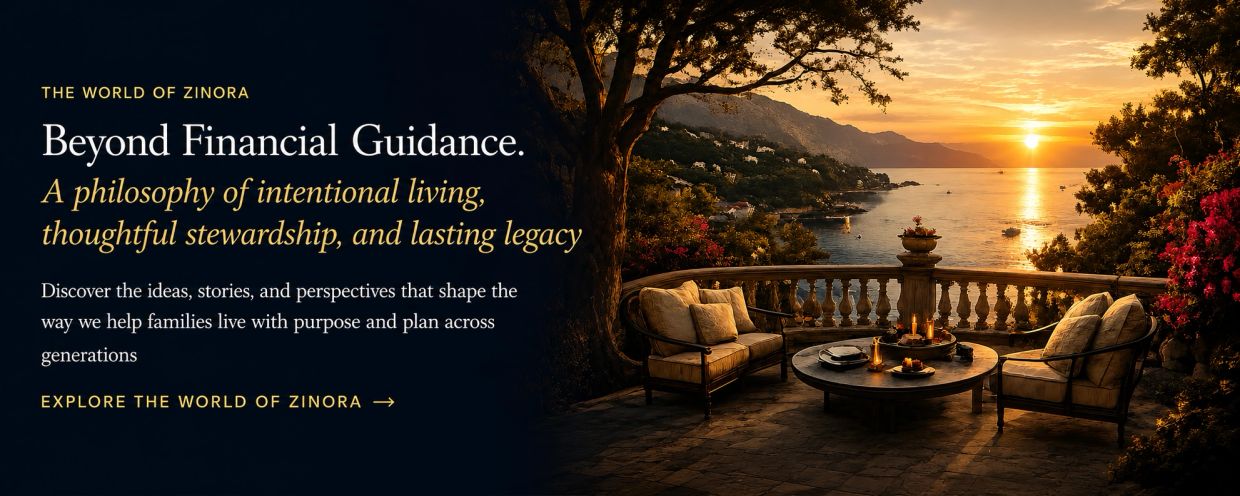 Beyond Financial Confidence. A philosophy of intentional living, thoughtful stewardship, and lasting legacy. Discover the stories, ideas, and perspectives that shape the way we help families.