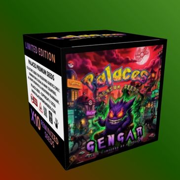 GENGAR™ DROP 2026
( Dante´s Inferno #8 x Epoxyx )
Gengar de Palaces Seeds es un híbrido de nueva generación resultante del cruce entre Dante's Inferno #8 y EpoxyX, dos genéticas de gran impacto en el panorama actual.
De Dante's Inferno #8, hereda su intenso perfil de frutos rojos, crema y un matiz dulce y terroso, mientras que EpoxyX aporta vigor, una estructura sólida y una excepcional capa de resina. El resultado es una planta robusta y productiva, con cogollos compactos de llamativos colores cubiertos de tricomas cristalinos.
El aroma y el sabor destacan notas 🍬 dulces y 🍇🫐afrutadas (uva, frutos rojos, crema) sobre un fondo terroso y resinoso. Su efecto es potente y completo: primero una oleada eufórica y 🧠 cerebral, seguida de una relajación física profunda 🛌💤y duradera.
premium seeds semillas feminizadas