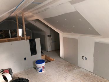 Attic Drywall