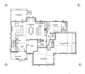 Pacific Homes Plan from MinAko Homes. Two Story Custom Home.