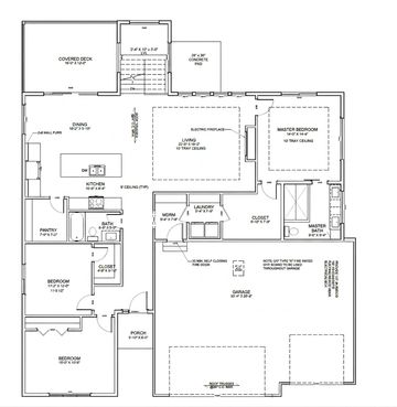 Main Level Elevation from MinAko Homes Custom Home Design in Waukee