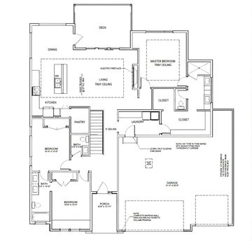 Arbor Home Top Elevation from custom home builder MinAko Homes