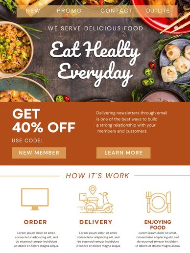 E-mail Marketing services.