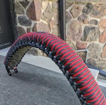 A red paracord