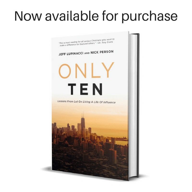 Book titled 'Only Ten' by Jeff Lupinacci and Nick Person now available for purchase.