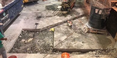 Concrete cutting services!