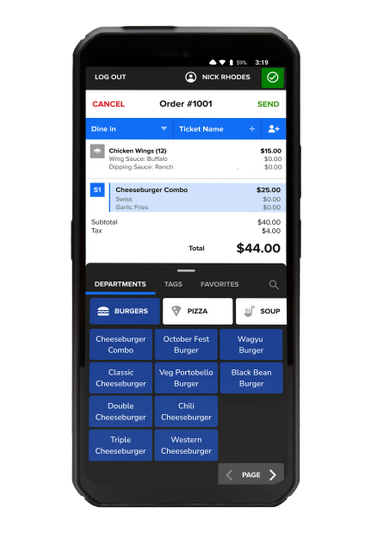 Shift4 Dine Handheld