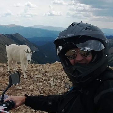 Something go your goat? Just go ride!
The best photobomb ever!
Continental Divide near Montezuma,